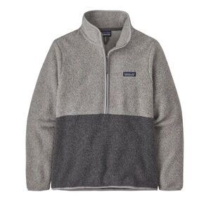 Patagonia Reclaimed Fleece 1/4 Zip Pullover | Gray Colorblock | Size L